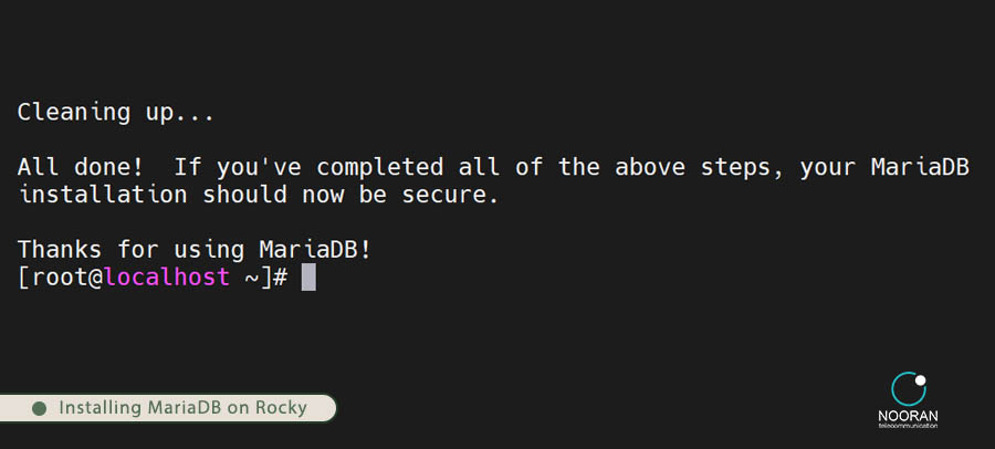 نصب MariaDB در راکی لینوکس 