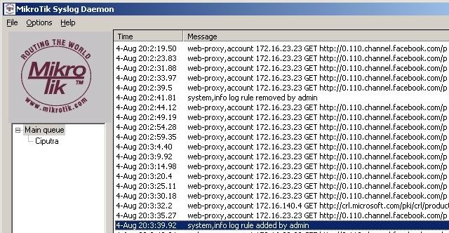 نحوه ارسال لاگ های میکروتیک به syslog 