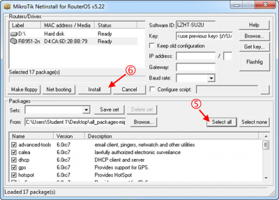 روش نصب سیستم عامل Mikrotik از طریق netinstall