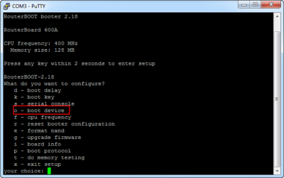 روش تغییر سیستم عامل Mikrotik توسط Netinstall