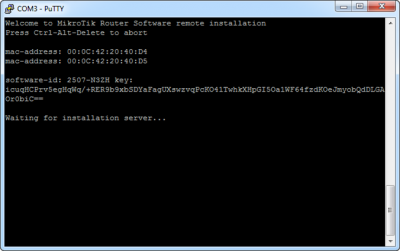 چگونگی نصب سیستم عامل میکروتیک از طریق netinstall