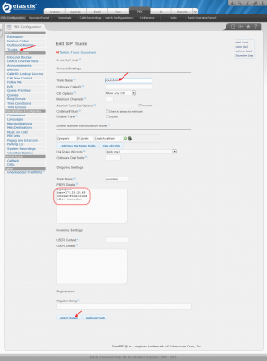 نحوه کانفیگ FXO Soundwin با الستیکس