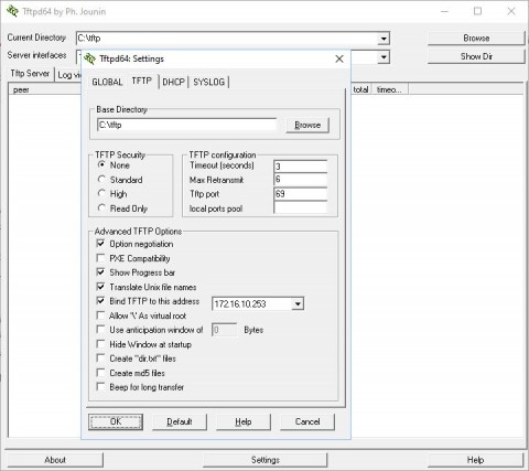 Import و Export کردن فایل پیکربندی سوییچ های التکس را بر روی TFTP Server
