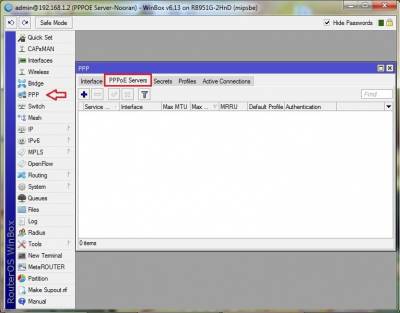 راه اندازی PPPOE Server برروی میکروتیک