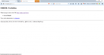 تغییر صفحه access deny در وب پروکسی