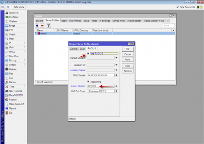 مدیریت کاربران hotspot توسط user manager
