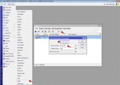 احراز هویت کاربران Login به میکروتیک توسط User Manager