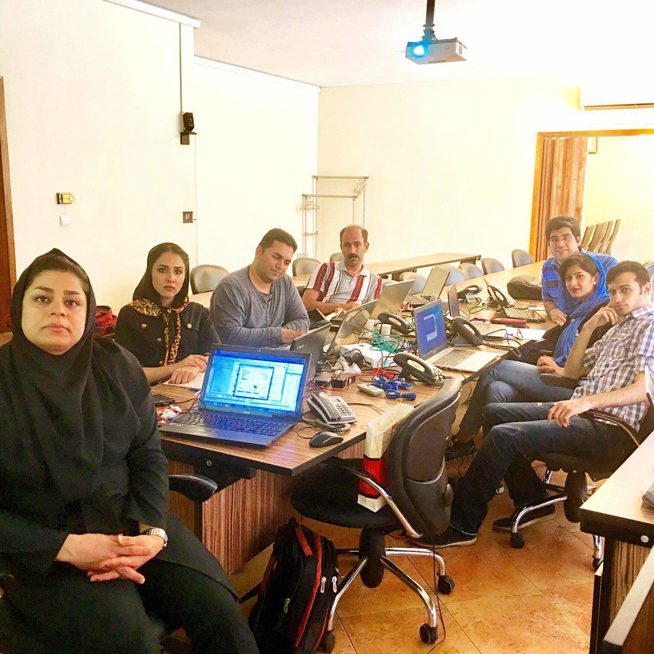 گزارش تصویری دوره آموزشی مقدماتی استریسک Asterisk Basic نوران